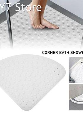 54x54cm Bathroom Anti-Slip Mat Rubber Suction Shower Mat Foo