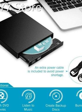 USB 2.0 External DVD CD RW Disc Burner Combo Drive Reader Wi