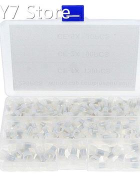 250PCS/BOX Waterproof Nylon Crimp Caps Terminal Connector Bl