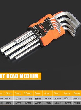 KINDLOV 9Pcs Wrench L Shape Allen Key Set Torx Hex Screwdriv