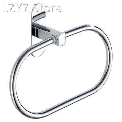 Hand Towel Holder Punch Free Round Style Towel Ring Holder f