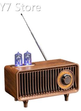 Wooden Retro Radio Wireless Bluetooth Speaker Subwoofer Musi