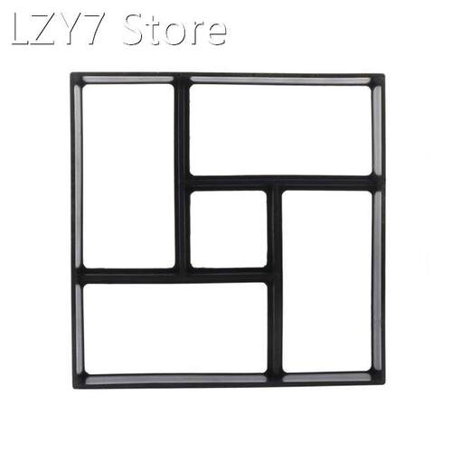 Garden Manually Paving Cement Brick Mold DIY Plastic Concret