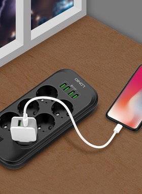 LDNIO E  Smart Electrical Socket Extension Power Strip 3.4A