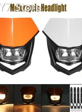 Universal Motorcycle 12V H4 Headlight Bulbs Headlamp Dirt B