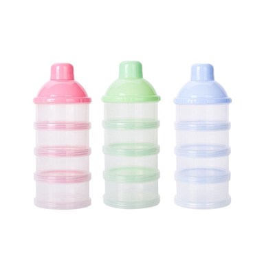 Portable Four Layers Infant Milk Powder Container Newborn Ba
