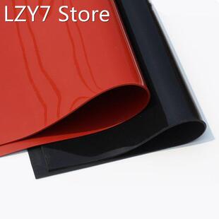 1.5mm/2mm/3mm Red/Black Silicone Rubber Sheet 500X500mm Blac