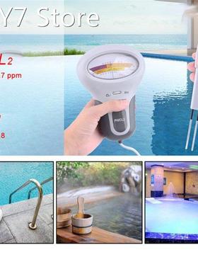 PH Cl2 Level Tester Water Quality Pool Analytical Instrument