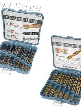 High Speed Steel Twist Drill Bits Set for Home Decoration We