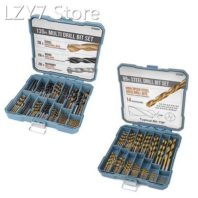 High Speed Steel Twist Drill Bits Set for Home Decoration We