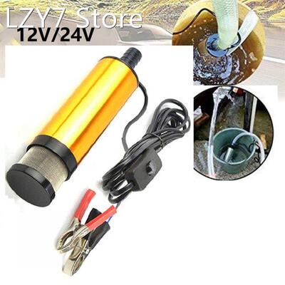 12V 24V Lectric Aluminum Alloy Car DC 38mm Electric Submersi