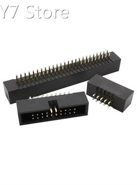 10Pcs Black DC3 1.27mm 6/8/10/14/16/ 20/26/30/40/50 Pin Doub