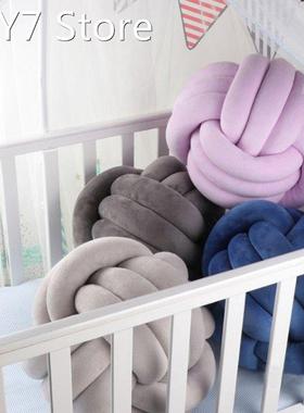 Soft Knot Pillow Ball Cushions Bed Stuffed Pillow Home Decor