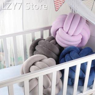 Soft Knot Pillow Ball Cushions Bed Stuffed Pillow Home Decor