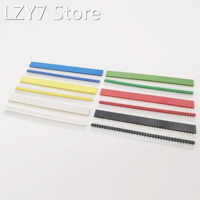 10Pairs 1x40 Pin 2.54mm Single Row Male Female Pin Header Co