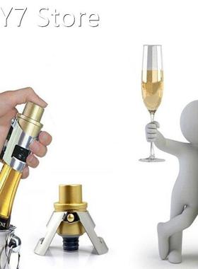 Portable Stainless Steel Champagne Stopper Cork Sparkling Wi