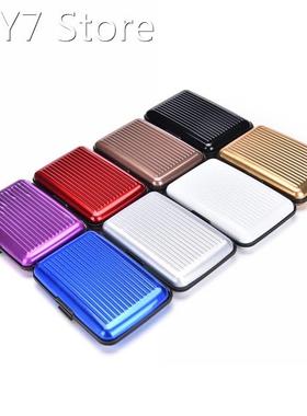Aluminum Business Shiny Metal Cardholder Box Card Holders &a