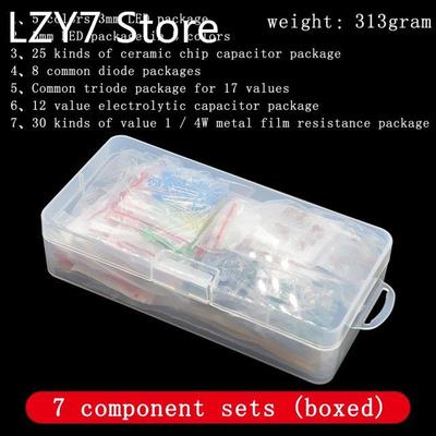 Metal Film Resistor Assortment Kit Led Diodes Electrolytic C