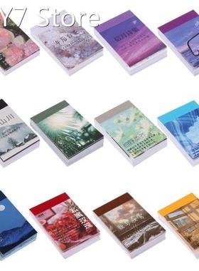 50 Sheets Landscape Rose Ins Decorative Stickers Scrapbookin