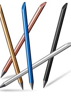 Inkless Beta Pens Metal Golden fountain Pen no Ink iron pen