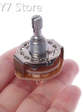 1Pc RS25 Shaft Panel Mount 2P5T Rotary Switch Selector Band