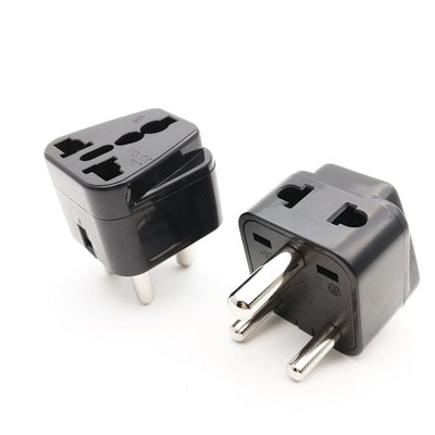 1 to 2South Africa ZA India IN Plug Adapter Converter Travel