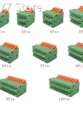 10Pcs 2.54mm 2/3/4/5/6/7/8/9/10 Pin Spring Straight Foot PCB