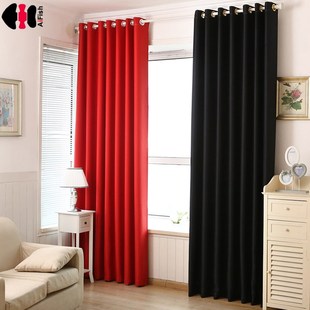 Black Red 80 90% Blackout Curtains For Bedroom Living Room