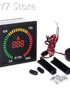 3-120A Ampere Meter Current Indicator Tester with Current Tr