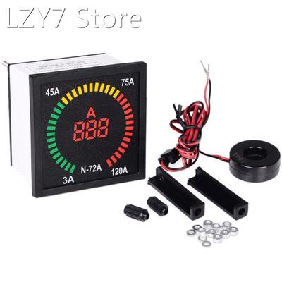 3-120A Ampere Meter Current Indicator Tester with Current Tr