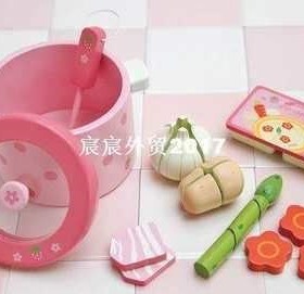 Baby Toys Super Cute Simulation Vegetable Hot Pot Wooden Toy