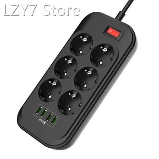EU Plug Smart Electrical Socket Extension Power Strip 3.4A 4