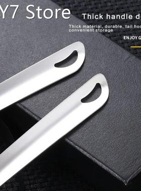 Stainless Steel Dual-Use Colander Cook Soup Spoon with Long