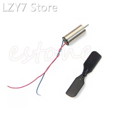 1 set 3.7V 48000RPM Coreless Motor + Propeller For RC Aircra