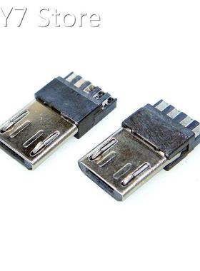 200pcs 500pcs 4 Pin/5 Pin Micro USB Jack USB Plug Male Conne