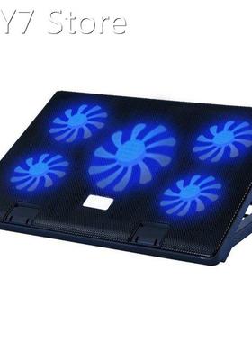 Gaming Laptop Cooler Universal 5 Fans USB Port Laptop Coolin
