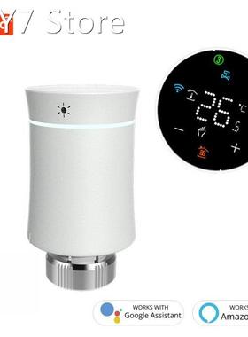Alexa Tuya Radiator Actuator ZigBee Thermostat Valve Smart P