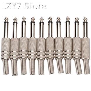 6.35mm Mono Amplifier Plug 1/4Inch Male Mono Monaural Jack A