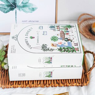 Simple 6-Piece yolk pastry packaging gift box baked desserts