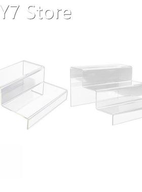 Multifunction 2/3 Steps Acrylic Riser Clear Durable Shoes La