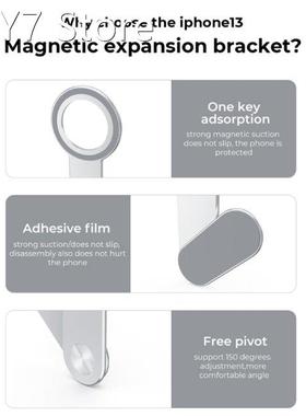 1 Pc Mobile Phone Holder, Enjoying Dual Screen Monitor Side