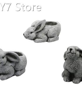 Cartoon rabbit-shaped Flower Pot for Succulents Fleshy Plant