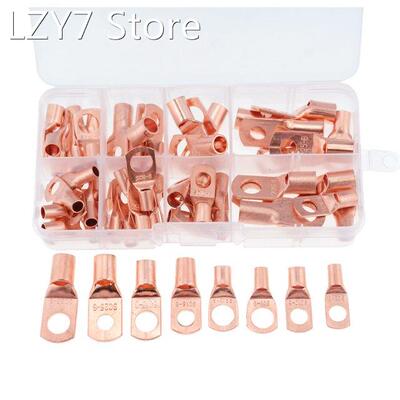 60PCS SC Bare Terminals lug Tinned Copper Tube Lug Ring Seal