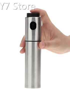 2pcs Stainless Steel Oil Sprayer Olive Mist Spraying Can Pu