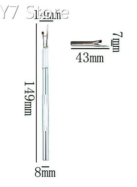 Metal seam ripper 5-piece set with replacement blade aluminu