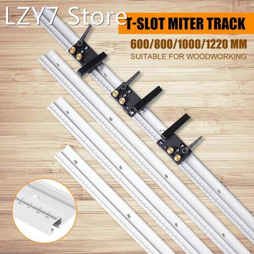 Aluum alloy T-tracks Model 45 T slot and Standard Miter