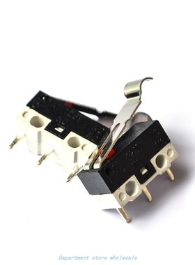 50pcs Limit Microswitch With Three Straight Legs Mouse Side