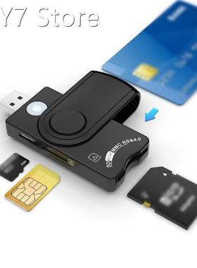 Smart Card Reader USB2.0 SD DNIE TF SIM Memory Card Reading