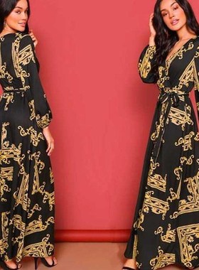 Autumn clothes women lon dress maxi Sexy Party dress beach