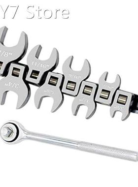 8 Pcs 3/8 Inch Head Movable Opening 3/8-7/8 Imperial Quick R